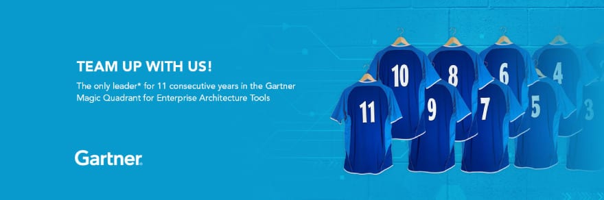 Eleventh Consecutive Year Named a Leader in Gartner Magic Quadrant for Enterprise Architecture Tools